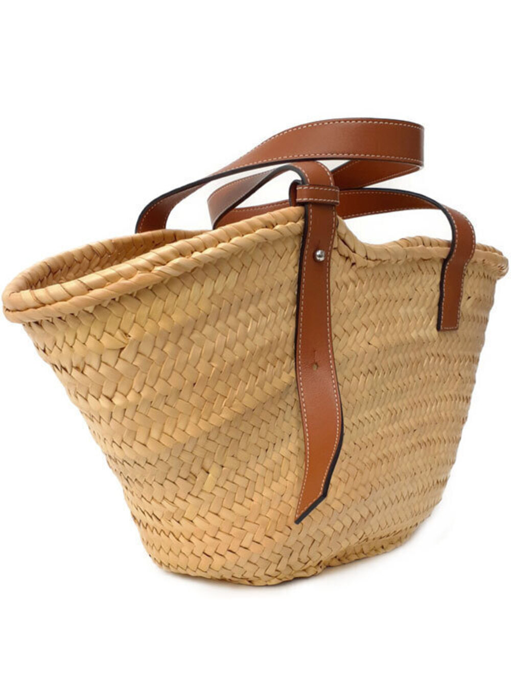 Loewe Bag Shoulder Handbag Basket Leather